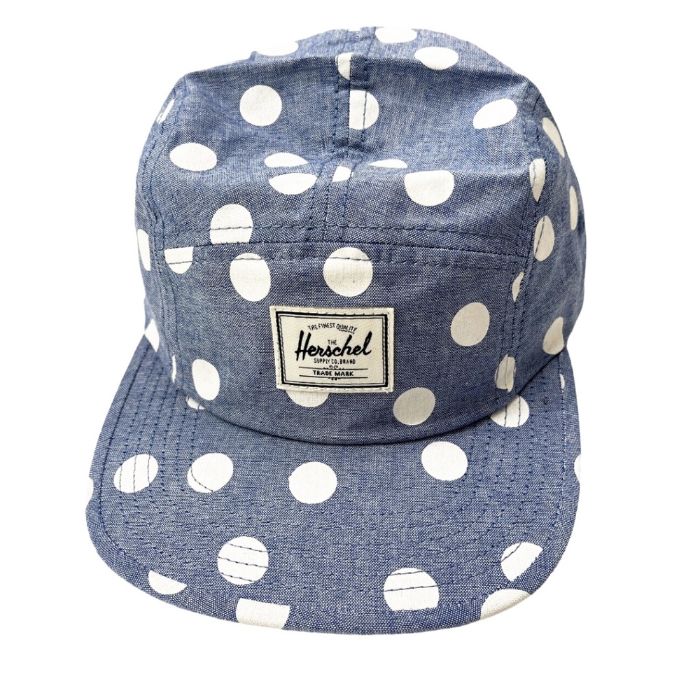 Nwot Herschel Glendale 5-Panel Cap Polka Dot View 2